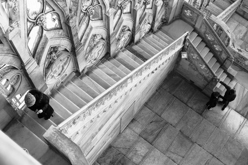 Treppe zum Dach des Mailänder Doms